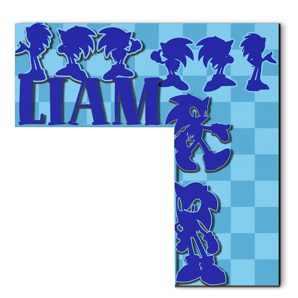 CUSTOM Wooden Door Corner | PERSONALIZED Name Sign | Single/Double Layer | 10” & 15” Sizes | Kids Room Decor | Gotta Go