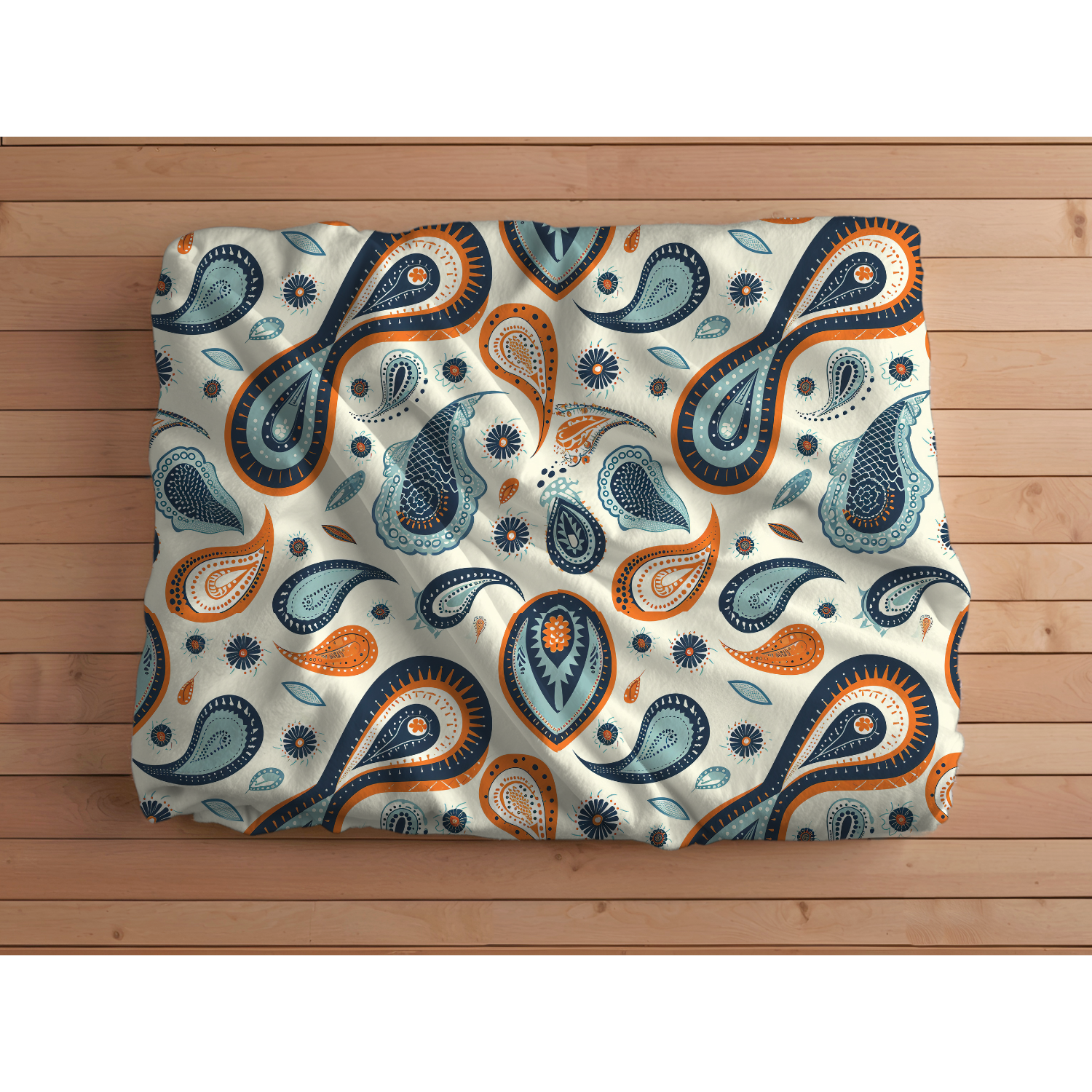 Duvet cover with matching Pillow cases | Luxury Bedding set | Twin, Queen, King Sizes | Pale Pastel Paisleys