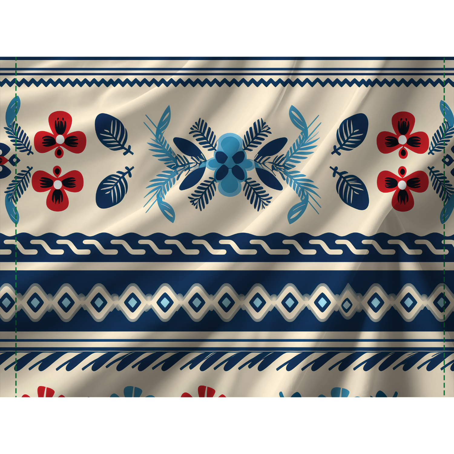 Duvet cover with matching Pillow cases | Luxury Bedding set | Twin, Queen, King Sizes | Mexican Floral Borders