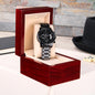 Engraved Chronograph watch | Unique Meaningful gift for Grandfather on National Grandparents Day | Sentimental Keepsake | Reach for the Stars