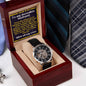 Anniversary Gift for Husband | Romantic Present for Hubby | Message Card Watch | Stuck with Me