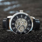 Skeleton Watch for Hubby | Openwork Timepiece with Funny Message Card | Perfect Anniversary or Birthday Gift | Favorite Lullaby