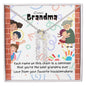 Personalized Name Necklace for Grandma who has everything | Cherished Keepsake Sentimental gift for your Grandmother | Best Grandma Ever