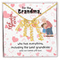 Personalized Name Necklace for Grandma who has everything | Cherished Keepsake Sentimental gift for your Grandmother | The Best Grandkids