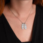 Personalized Kid Charm Necklace Gift for Grandma who has everything | Unique Sentimental Keepsake | Love as huge as the Universe