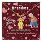 Personalized Kid Charm Necklace Gift for Grandma who has everything | Unique Sentimental Keepsake | The Best Grandkids