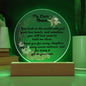 Single Grandma gift on Grandparent day for Nana | Thoughtful Cute present for Grammy who has everything | LED Acrylic Plaque | Hold me Close