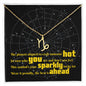 Zodiac Sign Pendant | Heartfelt Valentine's Day Gift with A Touch Of Humor | Funny Message Card