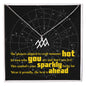 Zodiac Sign Pendant | Heartfelt Valentine's Day Gift with A Touch Of Humor | Funny Message Card