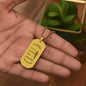 Engraved Dog Tag Necklace with Ball Chain | Personalized Unique Sentimental Gift for Grandfather who has everything | Superhero with Walking Stick