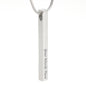 Cute Father's Day Personalized Vertical Bar / Stick Necklace | To Father from Son - You are my Blessing