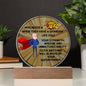 Grandparent day Gift for Gramps | Thoughtful Cute present for Grandpa who has everything | LED Acrylic Plaque | Superhero Grandfather