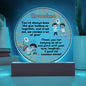 Grandparent day Gift for Nana | Thoughtful Cute present for Grammy who has everything | LED Acrylic Plaque | Common Sense Nonna