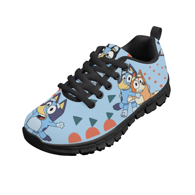 Kids Running Shoes. Back to School Kids Sneakers. Unisex Childrens Running Trainers-Cute Blue Heelers