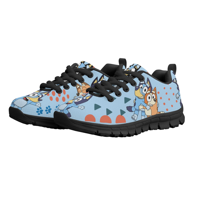 Kids Running Shoes. Back to School Kids Sneakers. Unisex Childrens Running Trainers-Cute Blue Heelers