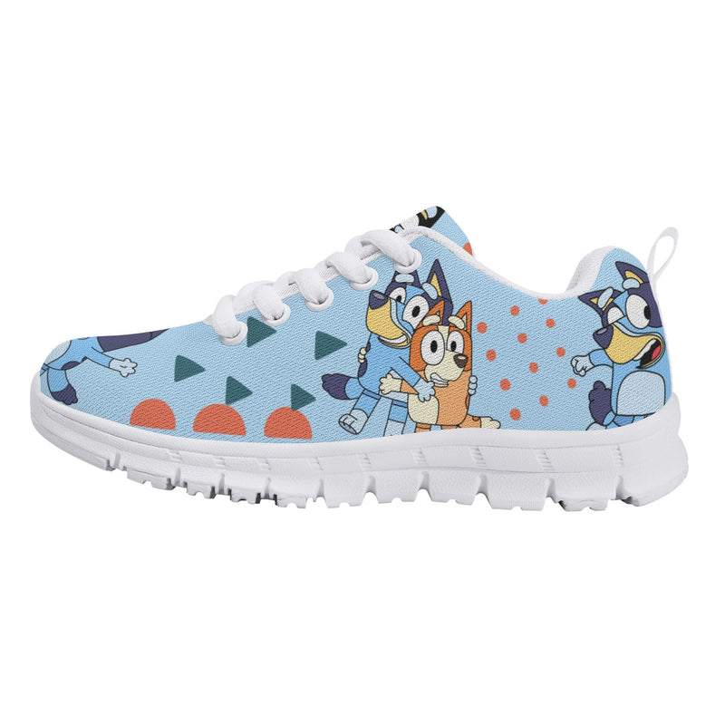 Kids Running Shoes. Back to School Kids Sneakers. Unisex Childrens Running Trainers-Cute Blue Heelers