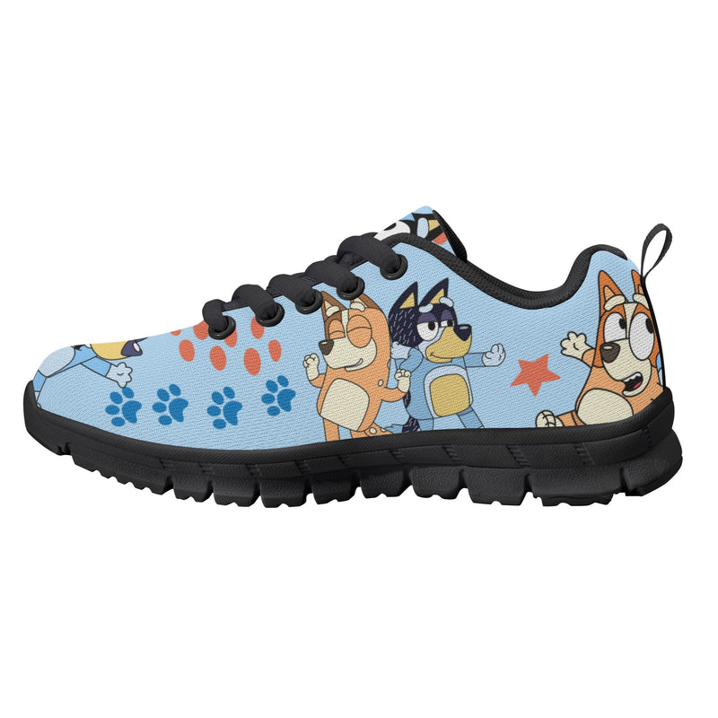 Kids Running Shoes. Back to School Kids Sneakers. Unisex Childrens Running Trainers-Cute Blue Heelers