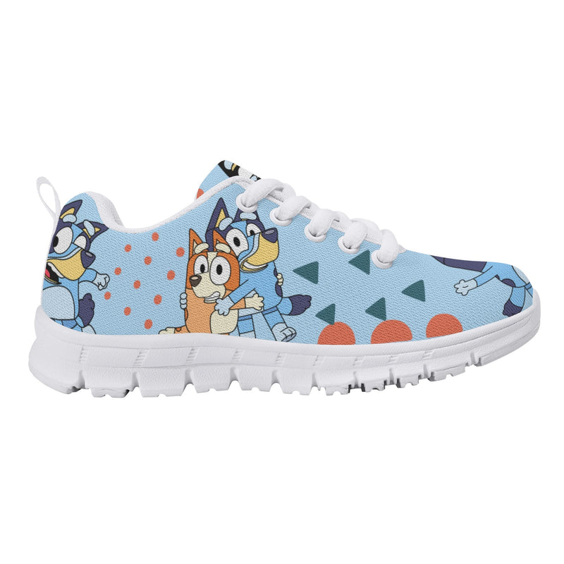 Kids Running Shoes. Back to School Kids Sneakers. Unisex Childrens Running Trainers-Cute Blue Heelers