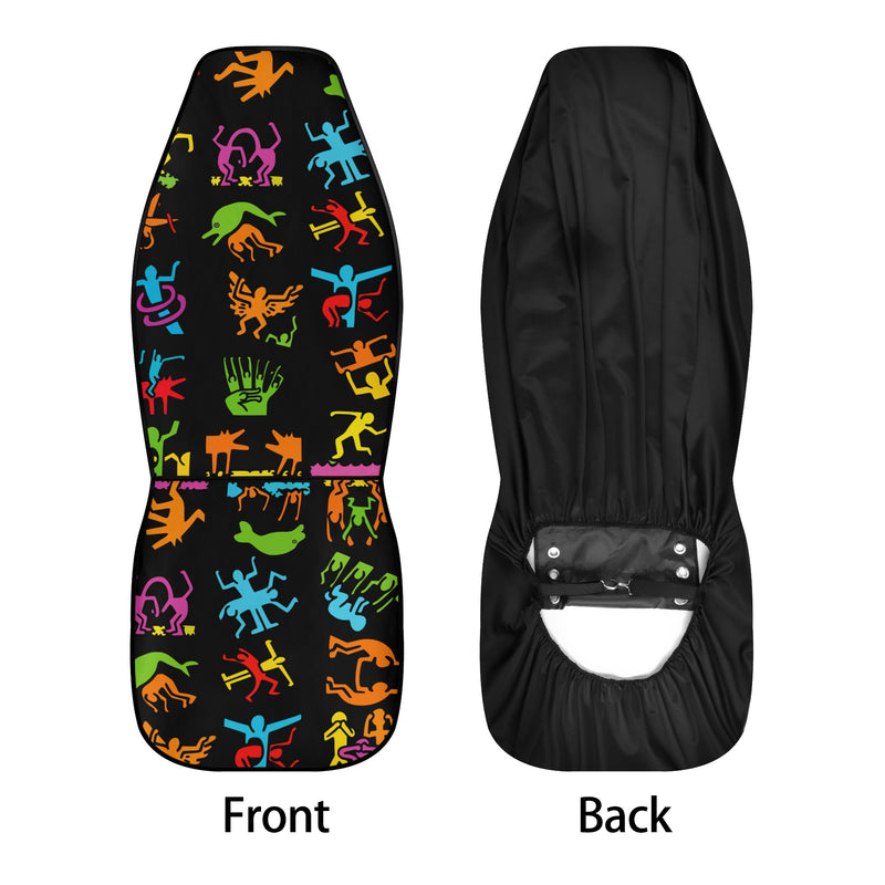 Car Accessories | Car Seat Covers for Front & Back | Cool Fitted Sweat Protector | Vehicle Interiors Upholstery | Haring Style