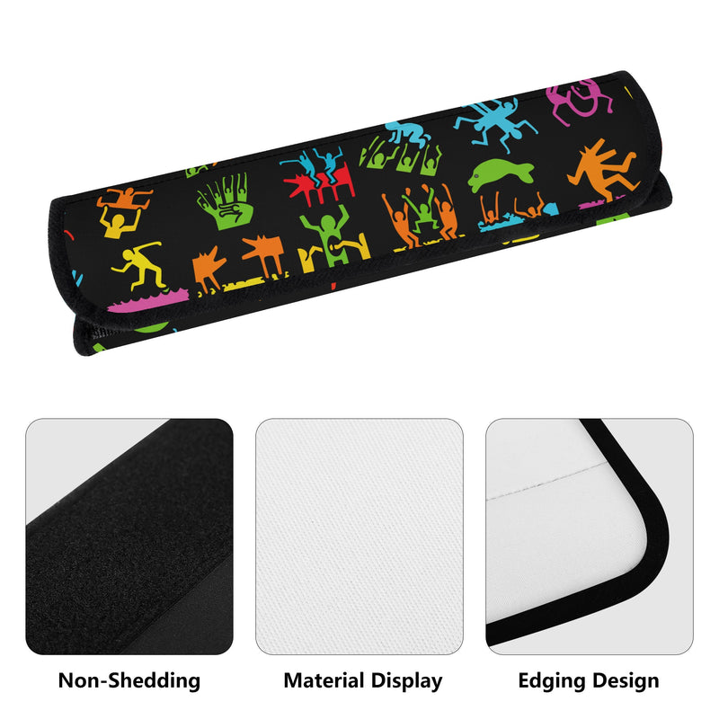 Seat Belt Cover for Cars | Vehicle Seatbelt Protector | Shoulder Pad/Cushion | Safety Belt Wrap | Haring Style