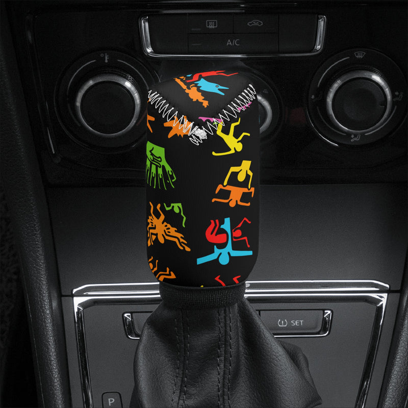 Gear Knob Cover for Cars | Manual or Automatic Transmission stick cover | Car Shifter Gear cover-Haring style