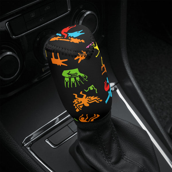 Gear Knob Cover for Cars | Manual or Automatic Transmission stick cover | Car Shifter Gear cover-Haring style