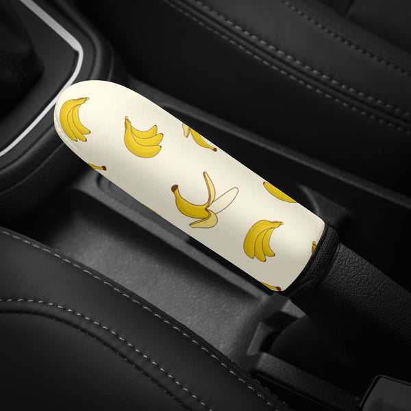 Car Handbrake Cover | Universal Handbrake Cover for Cars | Hand Brake Protector | Vehicle Handbrake Sleeve - Yellow Banana