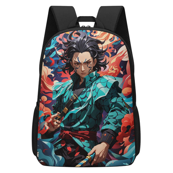 Anime backpacks for Middle school and High School | Trendy Fan Gear for Teenagers | Slayer of Demon -Tanjiro