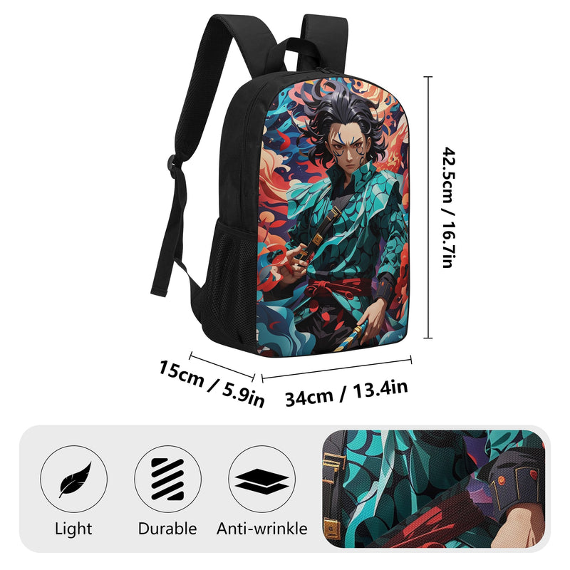 Anime backpacks for Middle school and High School | Trendy Fan Gear for Teenagers | Slayer of Demon -Tanjiro