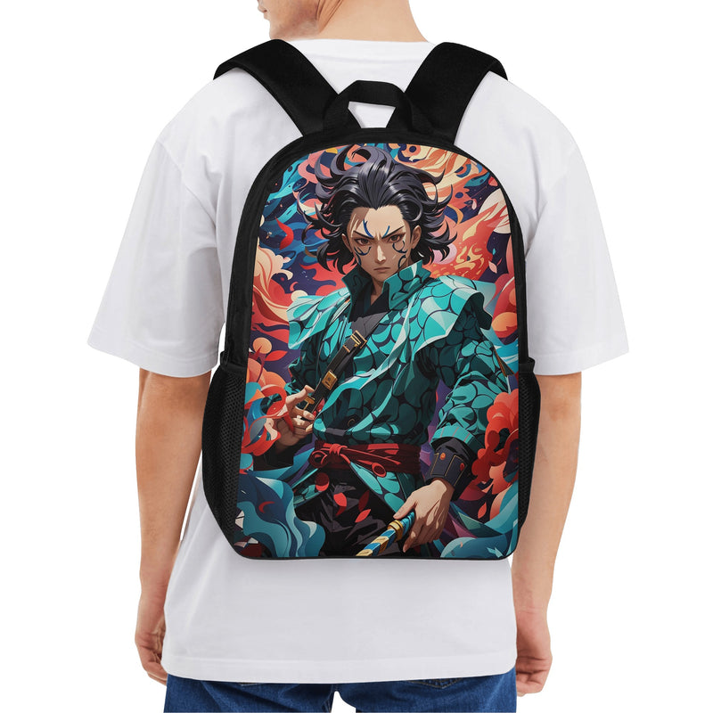 Anime backpacks for Middle school and High School | Trendy Fan Gear for Teenagers | Slayer of Demon -Tanjiro