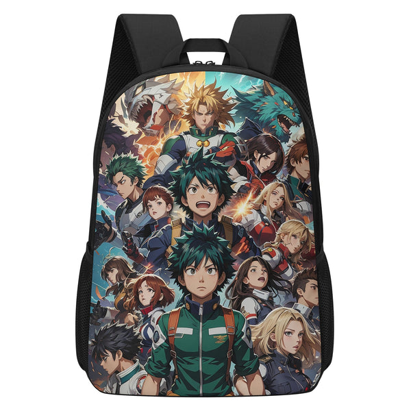 Anime book bag for teenagers of Middle school and High School | Trendy Fan Gear for Teenagers | H Academia inspired