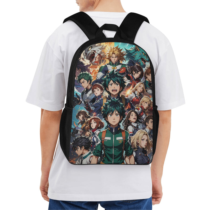 Anime book bag for teenagers of Middle school and High School | Trendy Fan Gear for Teenagers | H Academia inspired