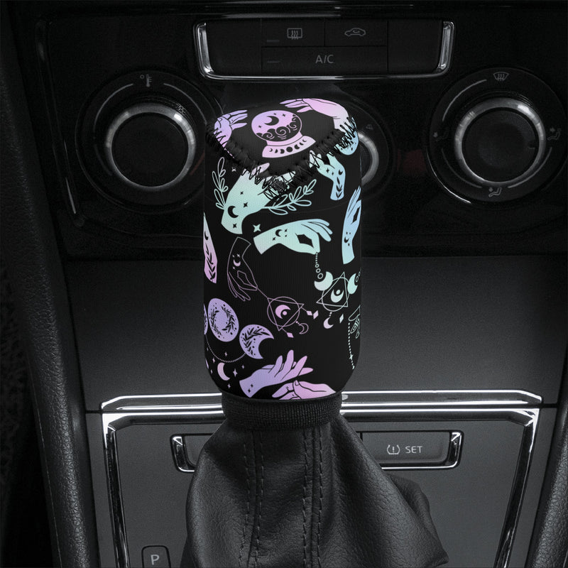 Gear Knob Cover for Cars | Manual or Automatic Transmission stick cover | Car Shifter Gear cover - Witchy Crystal Ball