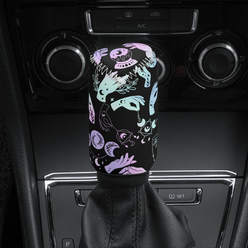 Gear Knob Cover for Cars | Manual or Automatic Transmission stick cover | Car Shifter Gear cover - Witchy Crystal Ball