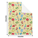 Affordable and soft flannel blankets for kids | Seuss inspired pattern | Whimsical Dreams