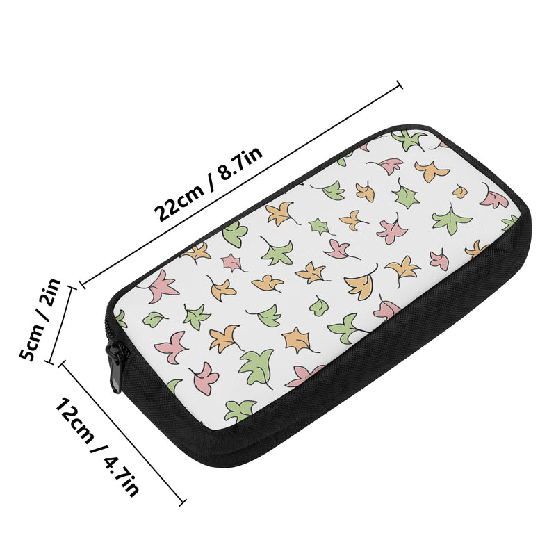 Back to school | Canvas Pencil Case | One-Side Printed | High Quality | Spacious | Cute Heartstopper Leaves