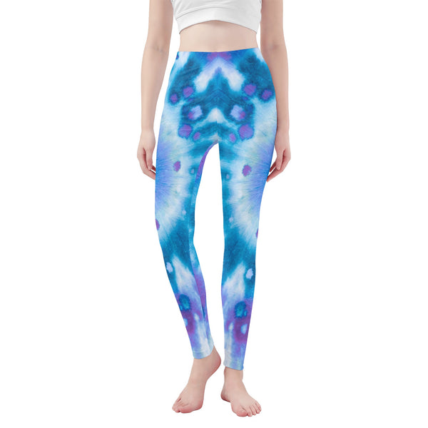 Leggings for Women | Petite to Plus Size | High Waisted | Ankle Length | Tie and Dye | Pisces Womens Leggings