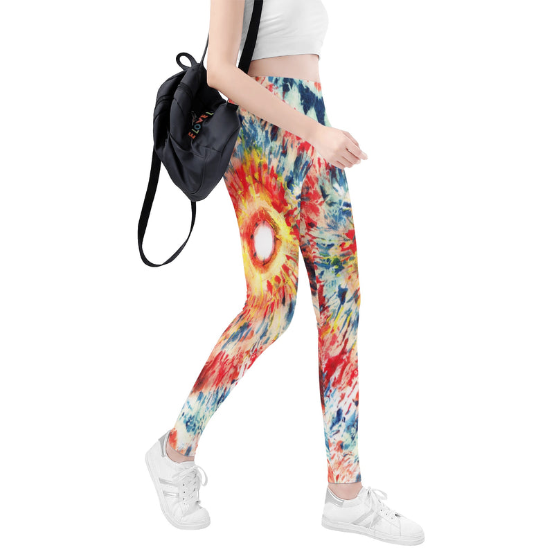 Leggings for Women | Petite to Plus Size | High Waisted | Ankle Length | Tie and Dye | Aquarius Womens Leggings