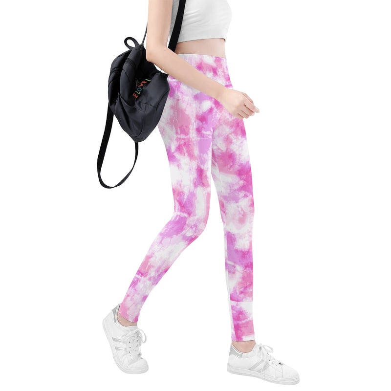 Leggings for Women | Petite to Plus Size | High Waisted | Ankle Length | Tie and Dye | Capricorn Womens Leggings