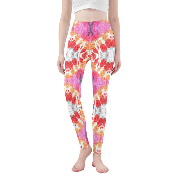Leggings for Women | Petite to Plus Size | High Waisted | Ankle Length | Tie and Dye | Sagittarius Womens Leggings