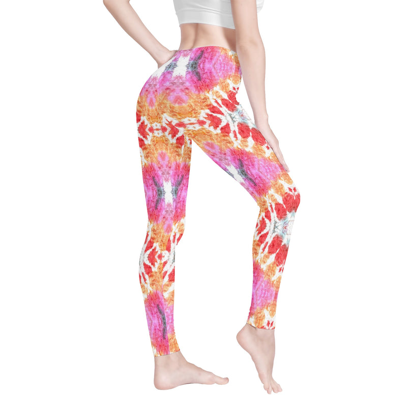 Leggings for Women | Petite to Plus Size | High Waisted | Ankle Length | Tie and Dye | Sagittarius Womens Leggings