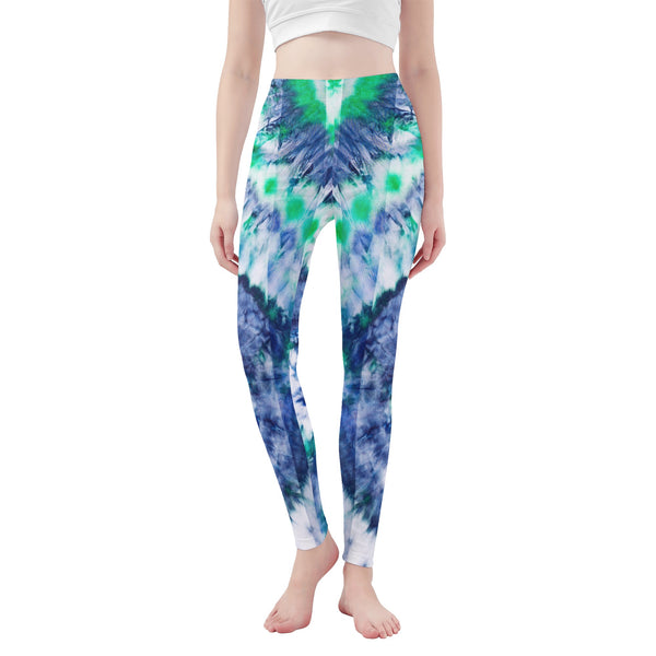 Leggings for Women | Petite to Plus Size | High Waisted | Ankle Length | Tie and Dye | Libra Womens Leggings