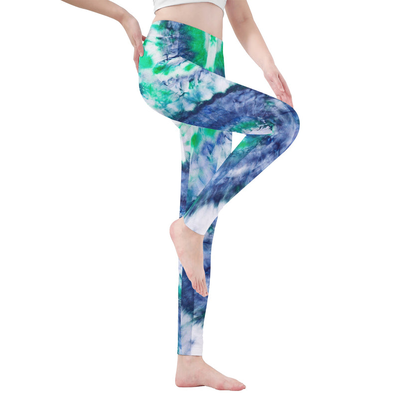 Leggings for Women | Petite to Plus Size | High Waisted | Ankle Length | Tie and Dye | Libra Womens Leggings