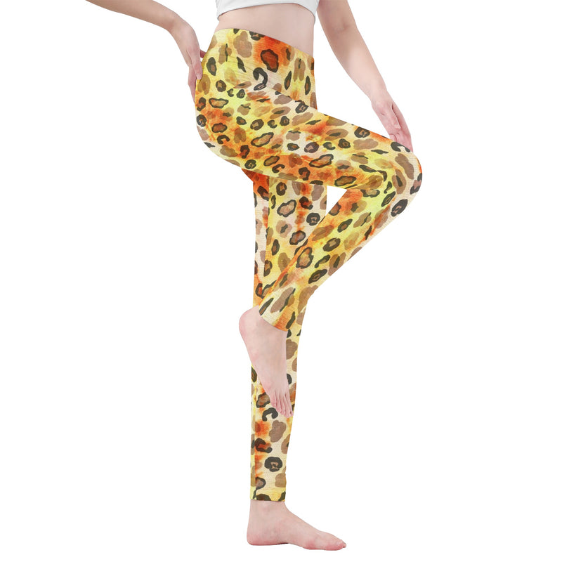 Leggings for Women | Petite to Plus Size | High Waisted | Ankle Length | Tie and Dye | Leo Womens Leggings