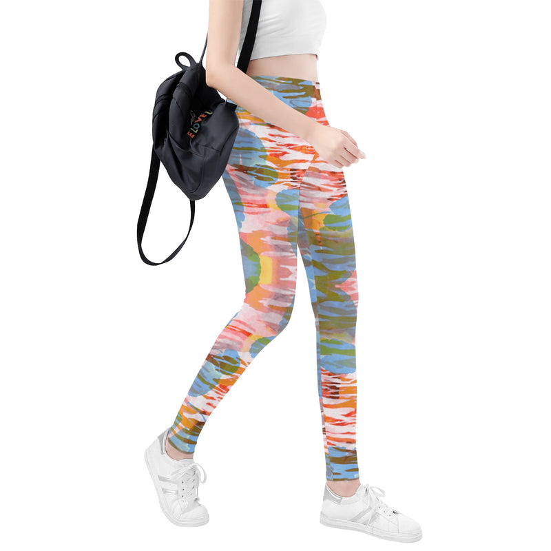 Leggings for Women | Petite to Plus Size | High Waisted | Ankle Length | Tie and Dye | Gemini Womens Leggings