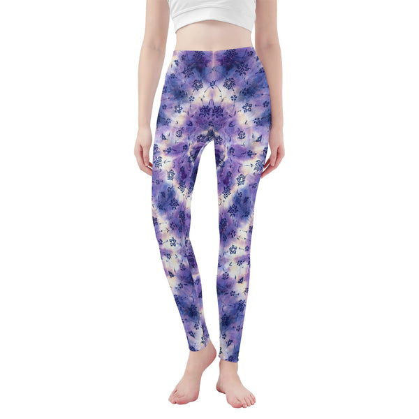 Leggings for Women | Petite to Plus Size | High Waisted | Ankle Length | Tie and Dye | Aries Womens Leggings