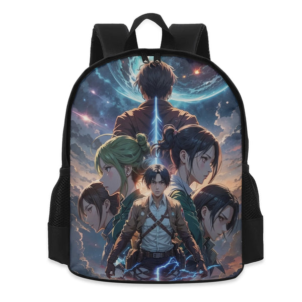 Back to School: Trendy Anime design 13 Inch School Backpack for Kids