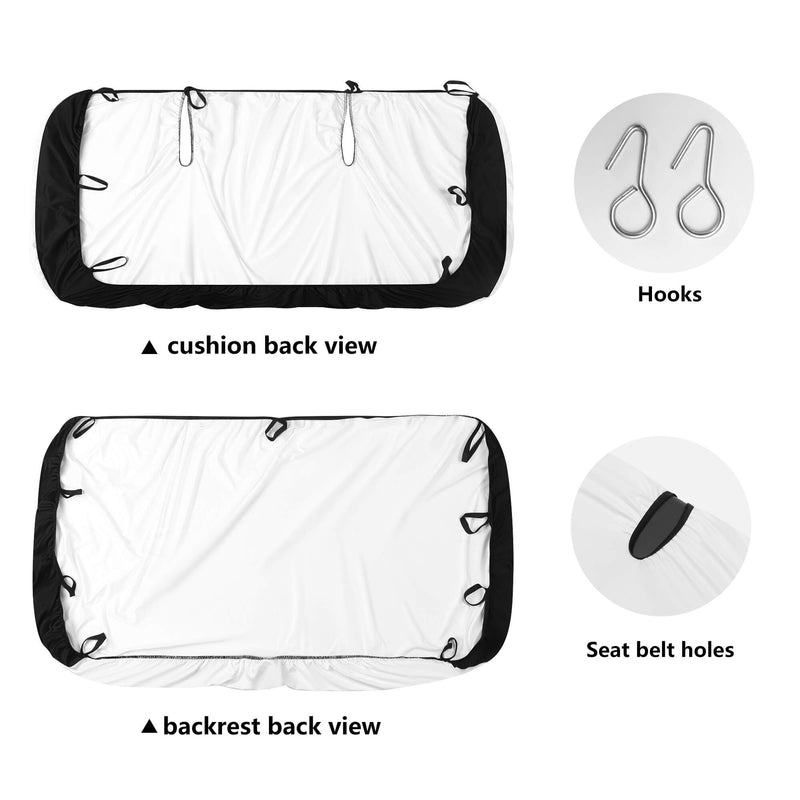 Car Accessories | Car Seat Covers for Front & Back | Cool Fitted Sweat Protector | Vehicle Interiors Upholstery | Haring Style