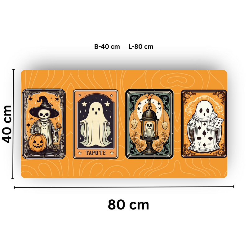 Premium PU Leather Mouse Pads | Non-Slip |Waterproof | Stylish & Durable | Halloween Tarot Cards