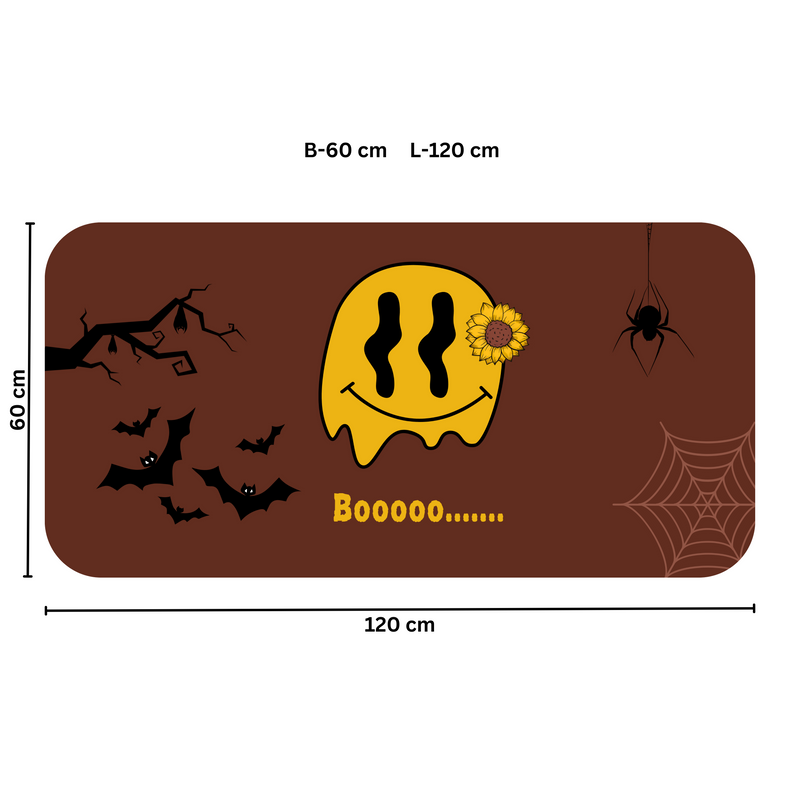 Premium PU Leather Mouse Pads | Non-Slip |Waterproof | Stylish & Durable | Halloween Boo